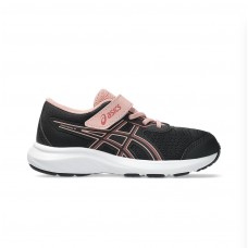 ASICS CONTEND 1014A338-008 ΠΑΙΔΙΚΑ ΑΘΛΗΤΙΚΑ ΠΑΠΟΥΤΣΙΑ ΚΟΡΙΤΣΙ  ΜΑΥΡΟ-ΡΟΖ